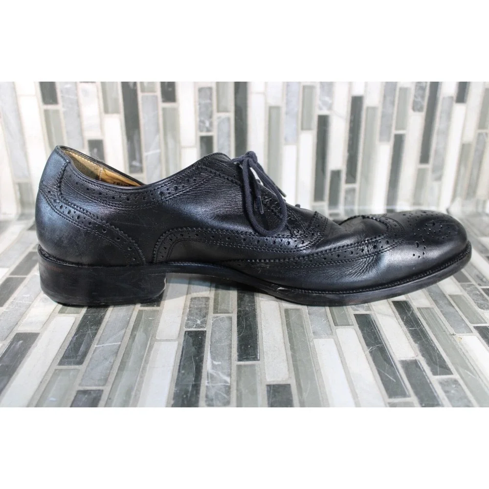 Truman Vero‎ Cuoio Black Dress Shoes Size 9.5